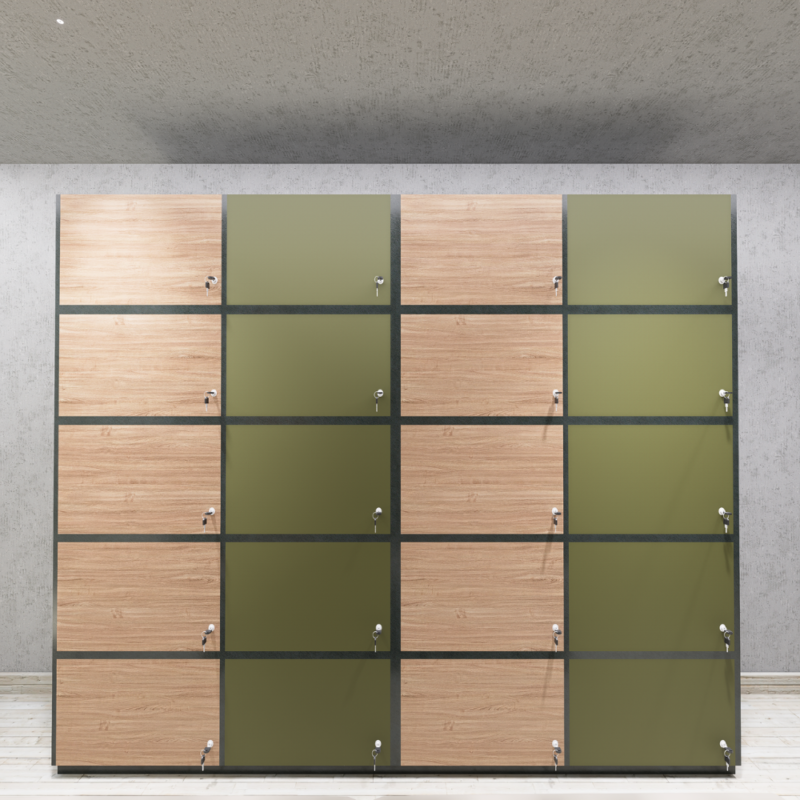 LOCKER METAL MADERA - Imagen 3