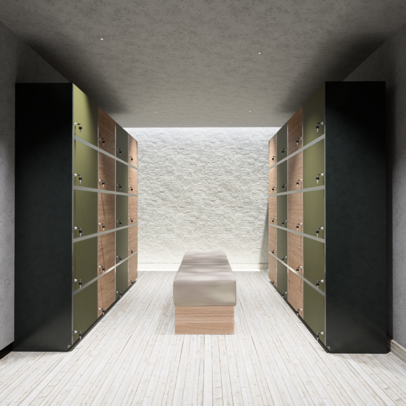 LOCKER METAL MADERA - Imagen 4